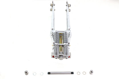 V-Twin 49-3132 24-Inch Tedd Narrow Spring Fork Assembly Chrome