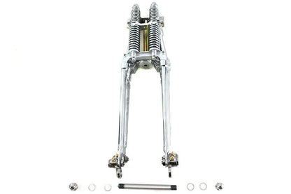V-Twin 28 Inch Tedd Narrow Spring Fork Assembly Chrome by V-Twin