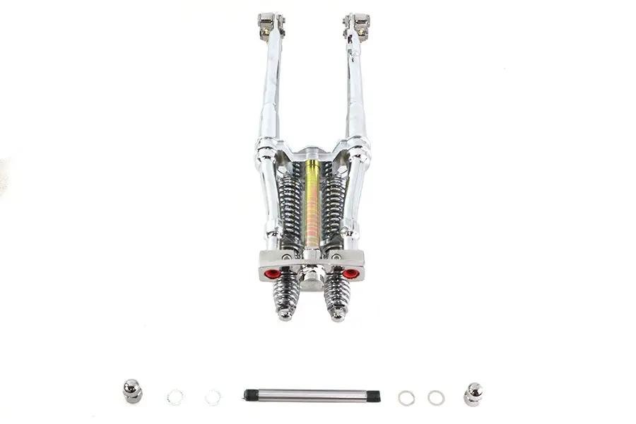 V-Twin 28 Inch Tedd Narrow Spring Fork Assembly Chrome by V-Twin