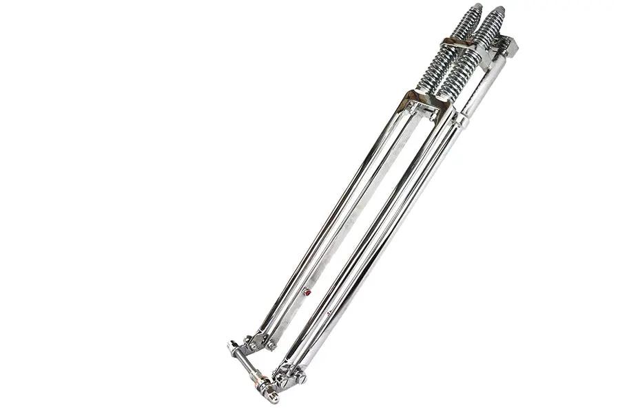 V-Twin D+D Narrow Spring Fork Assembly Chrome 31 Inch for Motorcycle Suspension by V-Twin
