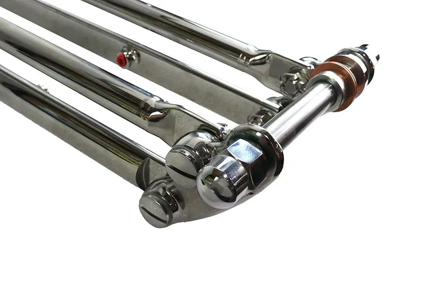 V-Twin D+D Narrow Spring Fork Assembly Chrome 31 Inch for Motorcycle Suspension by V-Twin