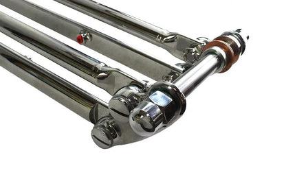 V-Twin D+D Narrow Spring Fork Assembly Chrome 31 Inch for Motorcycle Suspension by V-Twin