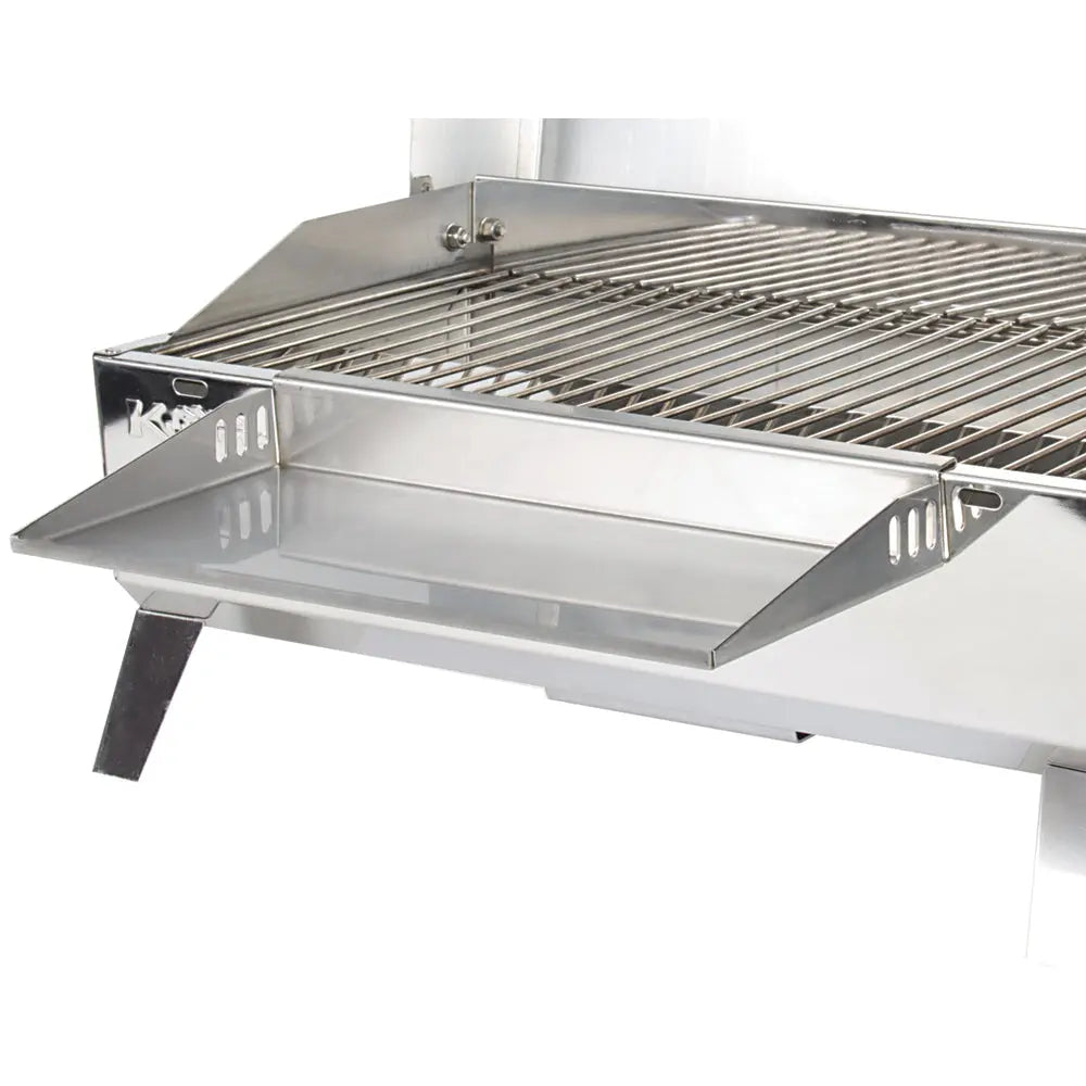 Kuuma Products Stow N' Go Food Tray Part 58231 – Stainless Steel Prep Surface for Grill Accessories