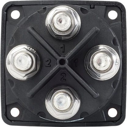 Blue Sea Systems 6010200 m-Series Mini Dual Circuit Battery Switch - Black