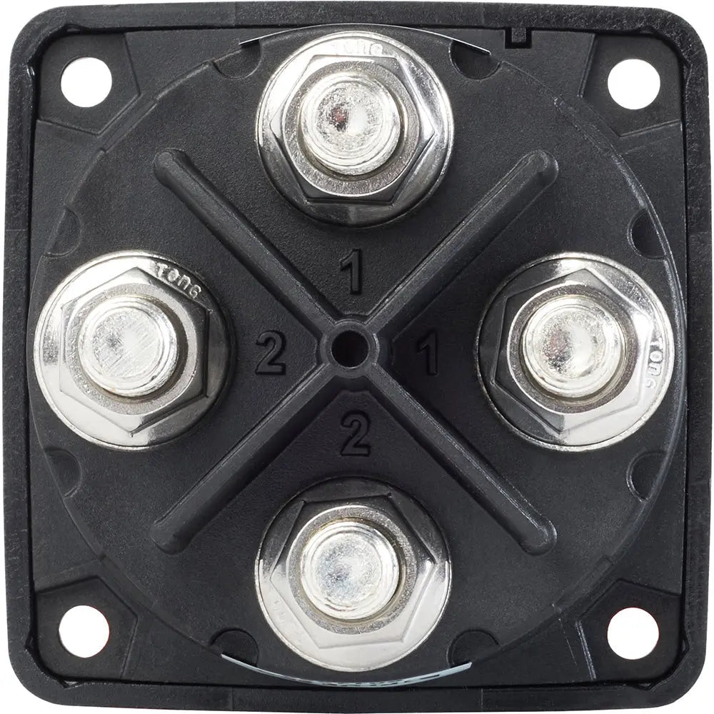 Blue Sea Systems m-Series Dual Circuit Plus Battery Switch - Black, Part #6011200