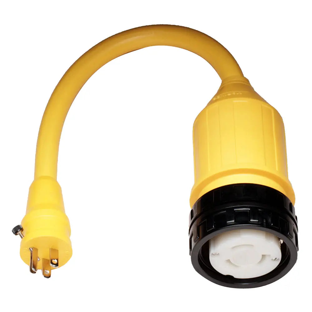 Marinco 115A Pigtail Adapter - 50A Female to 15A Male for Marine and Dockside Use
