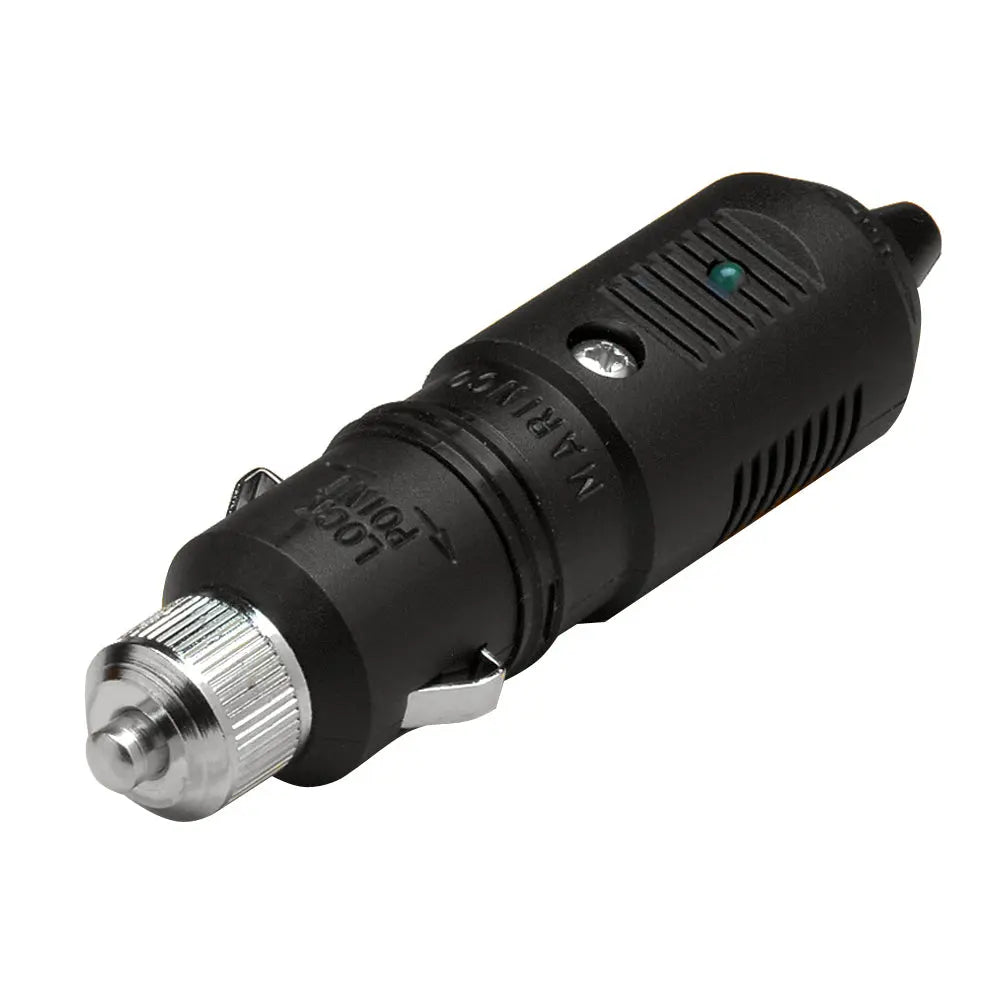 Marinco SeaLink Deluxe 12V Power Plug with Moisture Seal and LED Indicator