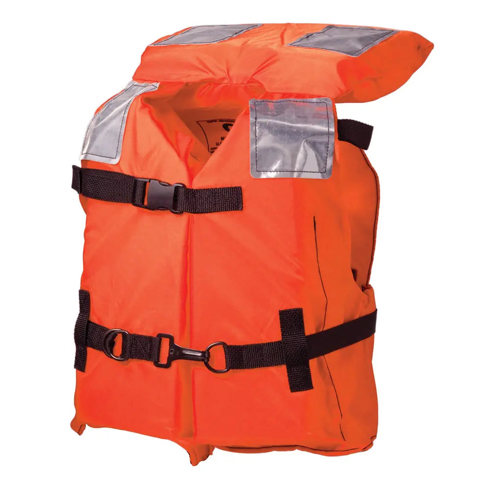 Kent Type 1 Child Life Vest - Bright Orange with Reflective Material