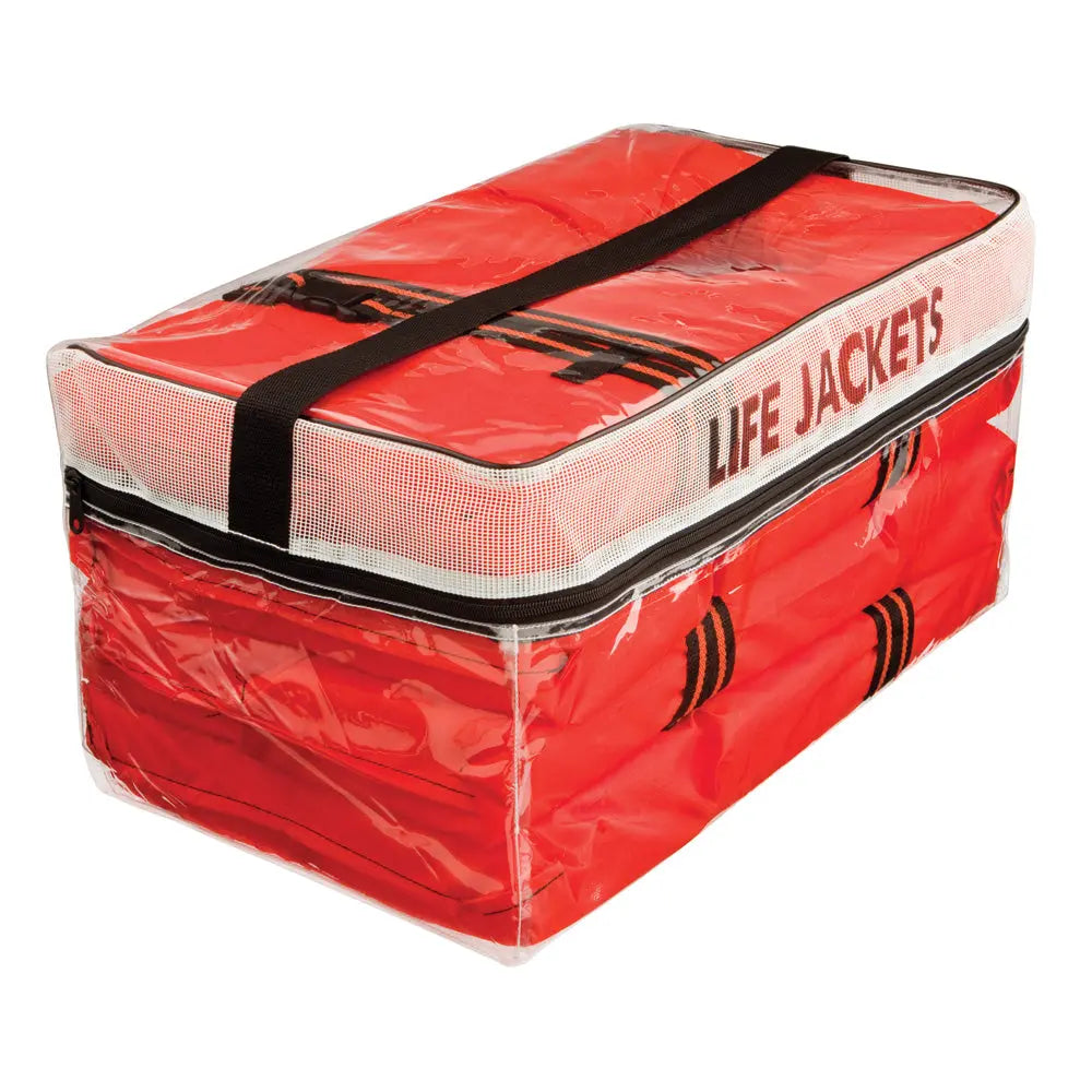 Kent Sporting Goods 4-Pack of Adult Type II USCG Approved Life Jackets with Stowage Bag