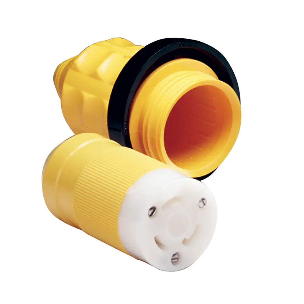 Marinco 305CRCN.VPK 30A 125V Locking Female Shore Power Connector with Weatherproof Cover