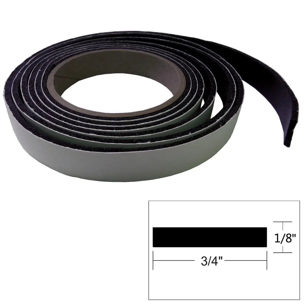TACO Marine Hatch Tape 8 Feet Long, 3/4 Inch Wide, Black - V30-0744B8-2