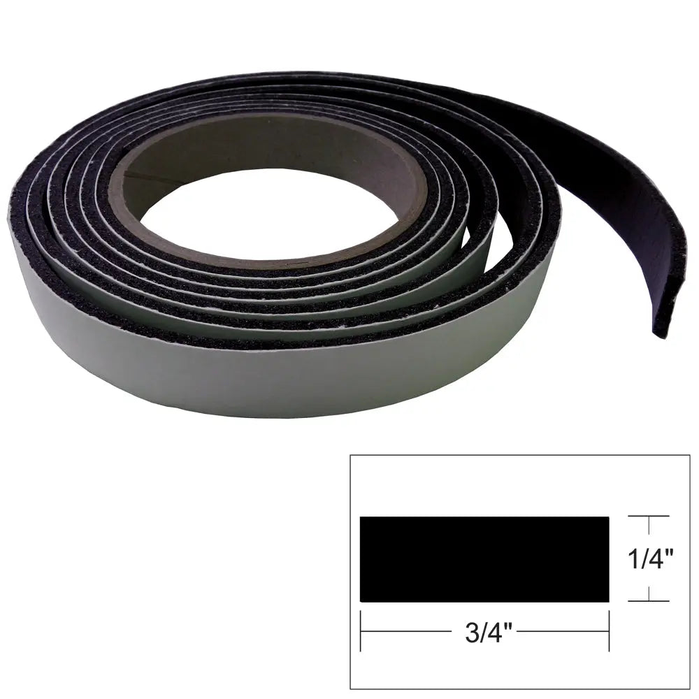 TACO Marine Hatch Tape - 8 Feet Length, Black, Part V30-0748B8-2