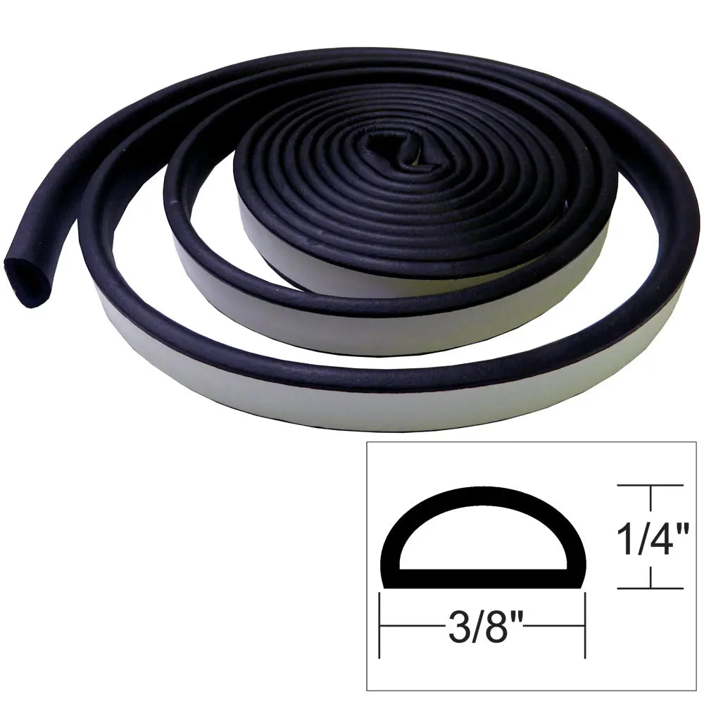 TACO Marine Weather Seal - 10 Feet Long, Black, Part V30-1333B10-1