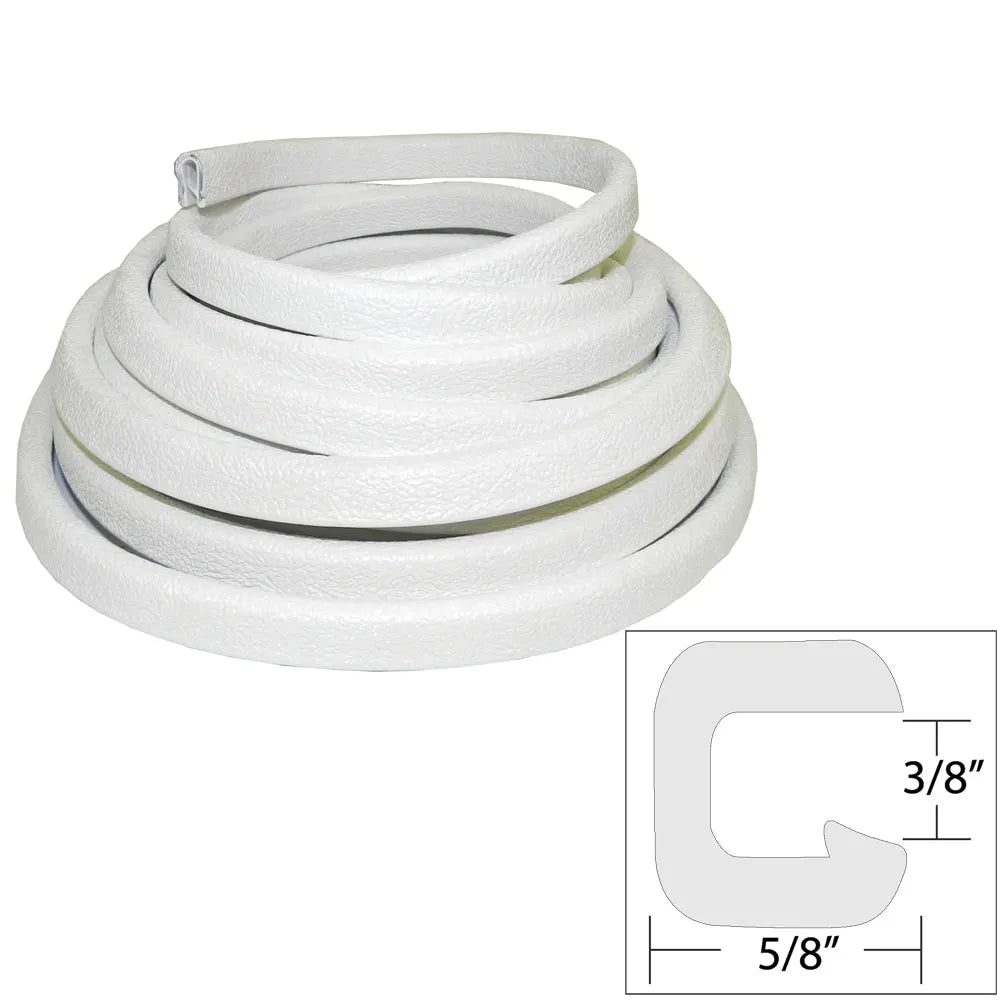 TACO Marine Flexible Vinyl Trim - 25 Feet White, Part V30-1312W25-1