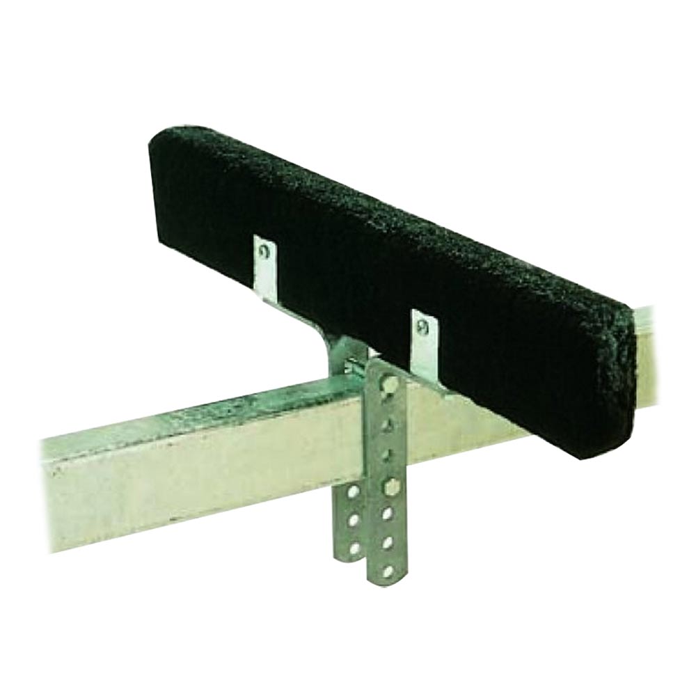 C.E. Smith Jon Boat Support Bunk & Bracket Assembly - Adjustable Marine-Grade Carpeted Support for Flat-Bottom Boats
