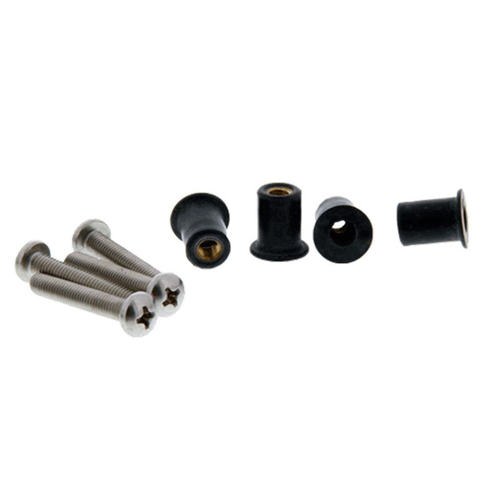 Scotty 133-16 Well Nut Mounting Kit - 16 Pack for Secure Thin Wall Structure Mounting