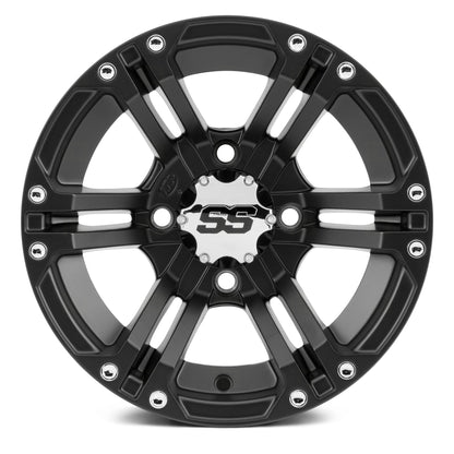 ITP SS Alloy SS212 14x8 Black Wheel – Part Number 14SS2411BX