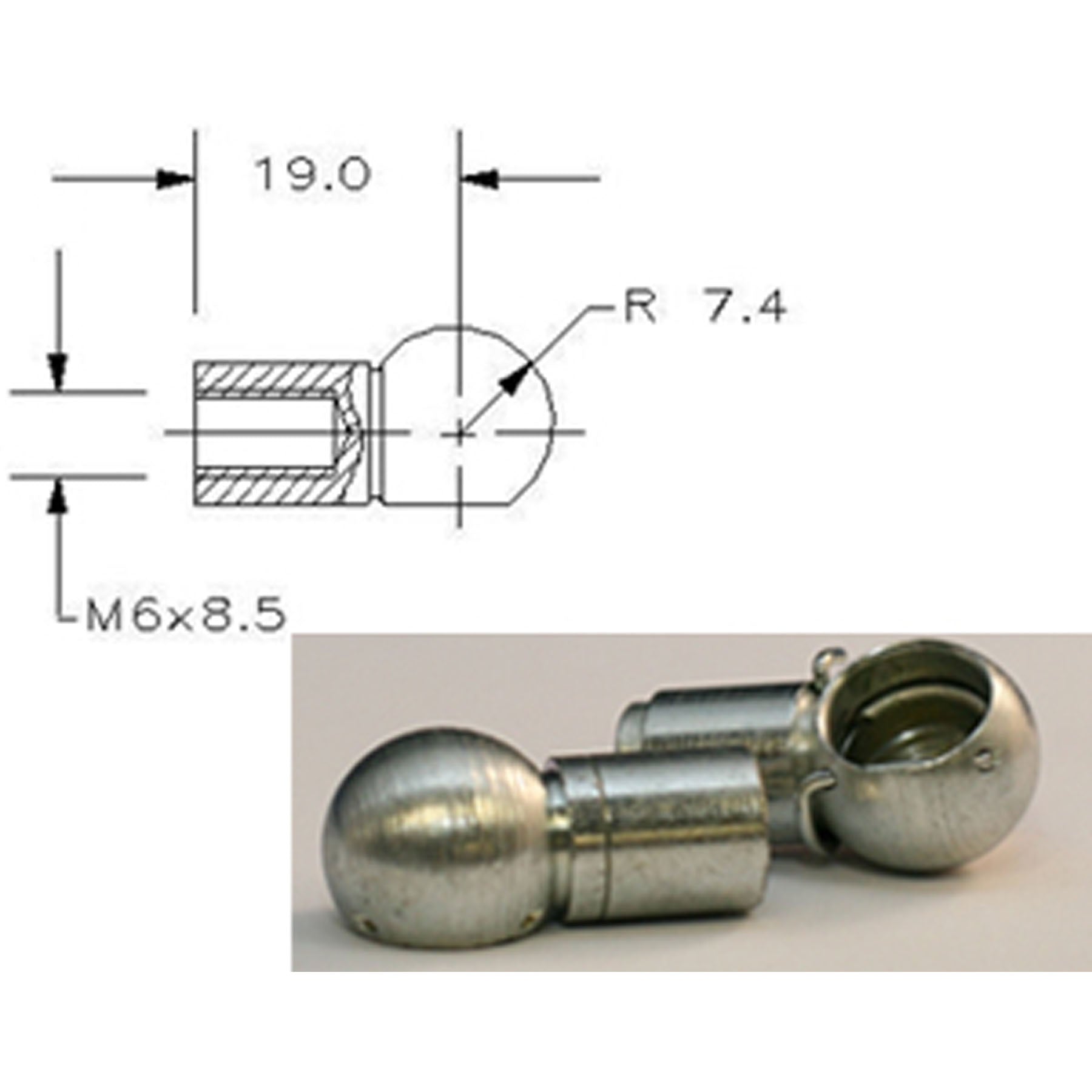 SUSPA P68-00011C Clip Retainer for 10mm Shock Socks