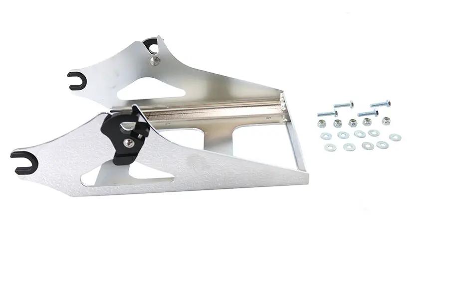 V-Twin Quick Detach Tour Box Mount Kit Chrome for Harley Davidson FLHT and FLTR Models by V-Twin