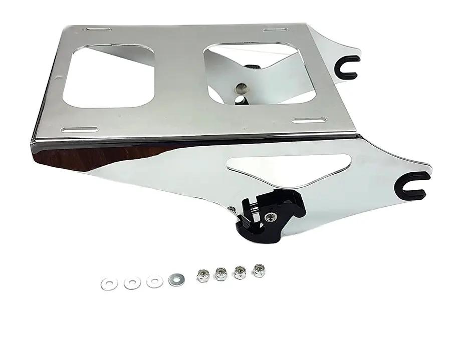 V-Twin Detachable Two-Up Tour-Pak Mounting Rack Kit Chrome for Harley Davidson FLHT by V-Twin