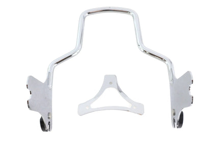Wyatt Gatling 12-3/4 inch Detachable Sissy Bar Chrome for Harley Davidson FLHR by Wyatt Gatling