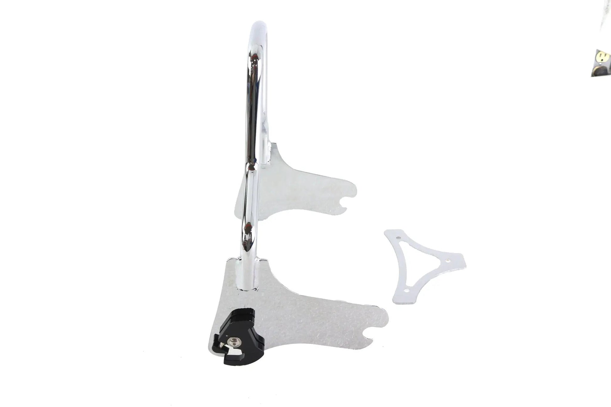 Wyatt Gatling 12-3/4 inch Detachable Sissy Bar Chrome for Harley Davidson FLHR by Wyatt Gatling