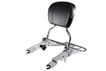 V-Twin Chrome Sissy Bar and Rack for Harley Davidson FLT (Part #80237) by V-Twin