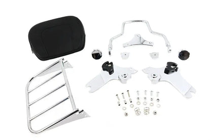 V-Twin Chrome Sissy Bar and Rack for Harley Davidson FLT (Part #80237) by V-Twin