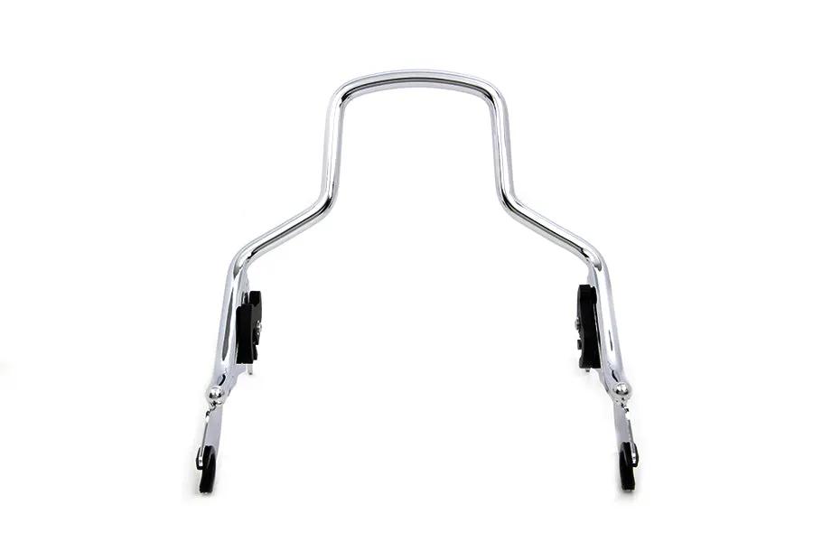 Wyatt Gatling Shorty Detachable Sissy Bar Chrome for Harley Davidson FLT Models by Wyatt Gatling