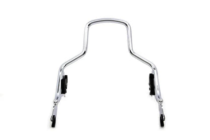 Wyatt Gatling Shorty Detachable Sissy Bar Chrome for Harley Davidson FLT Models by Wyatt Gatling