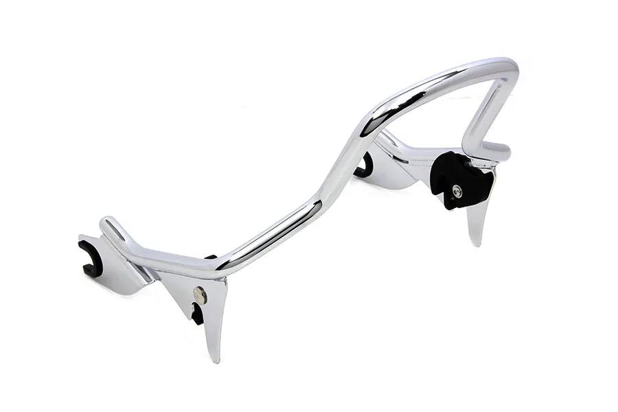 Wyatt Gatling Shorty Detachable Sissy Bar Chrome for Harley Davidson FLT Models by Wyatt Gatling