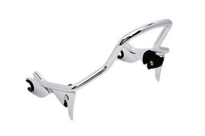 Wyatt Gatling Shorty Detachable Sissy Bar Chrome for Harley Davidson FLT Models by Wyatt Gatling