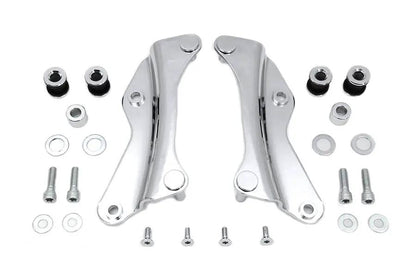 Wyatt Gatling 4 Point Docking Hardware Kit Chrome for Harley Davidson FLT (2014-2023) by Wyatt Gatling