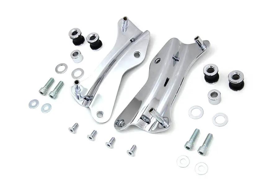 Wyatt Gatling 4 Point Docking Hardware Kit Chrome for Harley Davidson FLT (2014-2023) by Wyatt Gatling