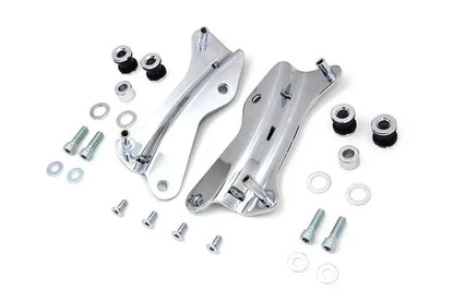 Wyatt Gatling 4 Point Docking Hardware Kit Chrome for Harley Davidson FLT (2014-2023) by Wyatt Gatling