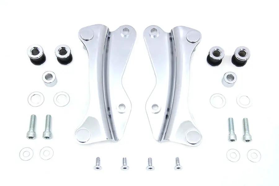 Wyatt Gatling 4 Point Docking Hardware Kit Chrome for Harley Davidson FLT (2014-2023) by Wyatt Gatling