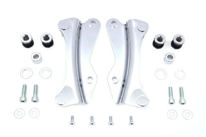 Wyatt Gatling 4 Point Docking Hardware Kit Chrome for Harley Davidson FLT (2014-2023) by Wyatt Gatling