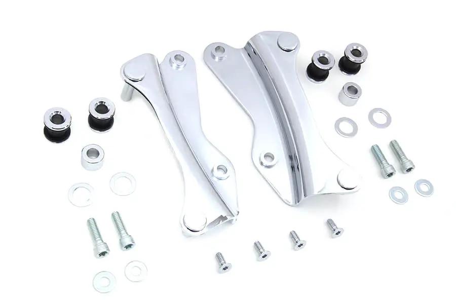 Wyatt Gatling 4 Point Docking Hardware Kit Chrome for Harley Davidson FLT (2014-2023) by Wyatt Gatling