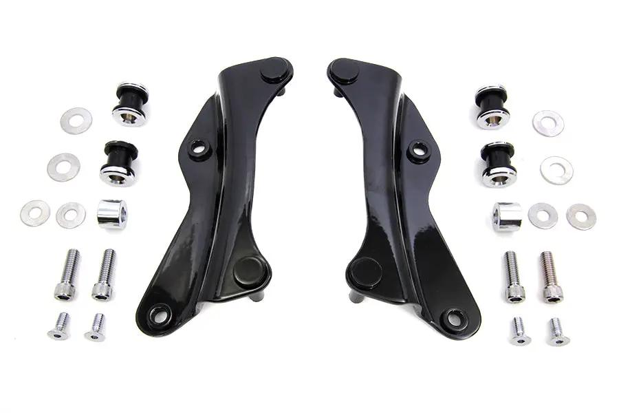 Wyatt Gatling Detachable 4 Point Docking Hardware Kit Black for Harley Davidson FLT Models by Wyatt Gatling