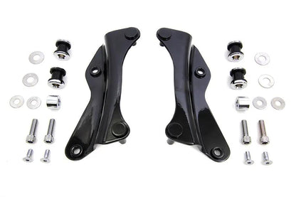 Wyatt Gatling Detachable 4 Point Docking Hardware Kit Black for Harley Davidson FLT Models by Wyatt Gatling
