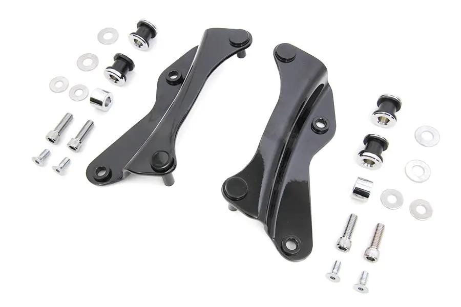 Wyatt Gatling Detachable 4 Point Docking Hardware Kit Black for Harley Davidson FLT Models by Wyatt Gatling