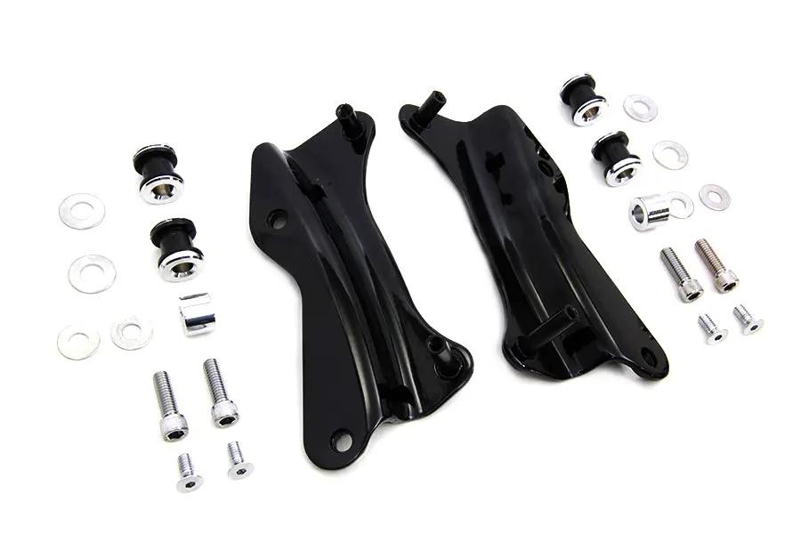 Wyatt Gatling Detachable 4 Point Docking Hardware Kit Black for Harley Davidson FLT Models by Wyatt Gatling