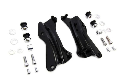 Wyatt Gatling Detachable 4 Point Docking Hardware Kit Black for Harley Davidson FLT Models by Wyatt Gatling