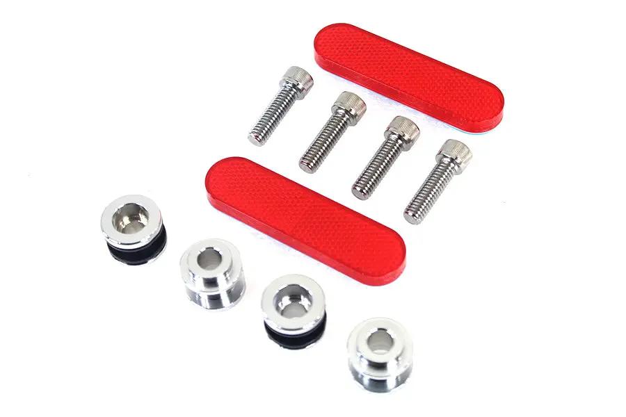 Wyatt Gatling Docking Hardware Kit Chrome for Harley Davidson FLHC and FLHCS Models by Wyatt Gatling