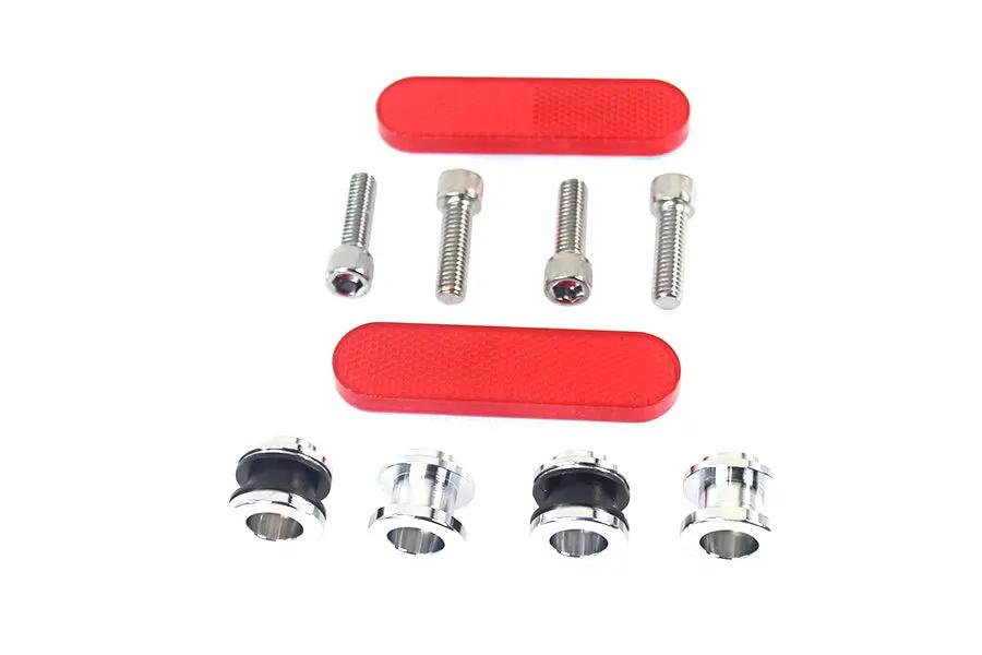 Wyatt Gatling Docking Hardware Kit Chrome for Harley Davidson FLHC and FLHCS Models by Wyatt Gatling