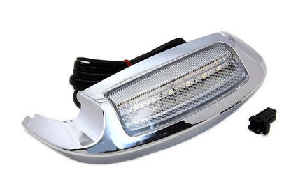 Wyatt Gatling Clear Lens Front Fender Tip with LED for Harley Davidson FLT by Wyatt Gatling