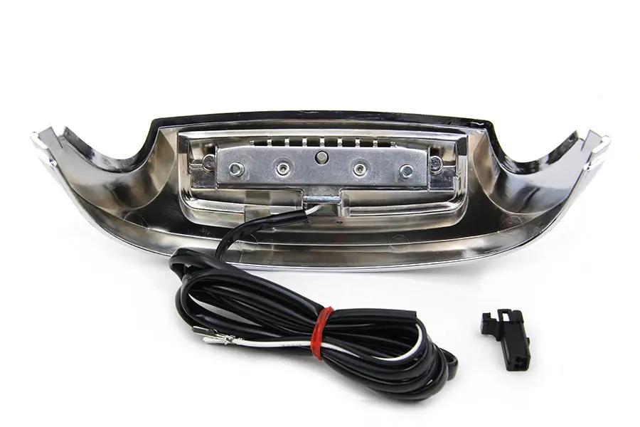 Wyatt Gatling Clear Lens Front Fender Tip with LED for Harley Davidson FLT by Wyatt Gatling