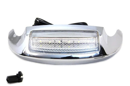 Wyatt Gatling Clear Lens Front Fender Tip with LED for Harley Davidson FLT by Wyatt Gatling