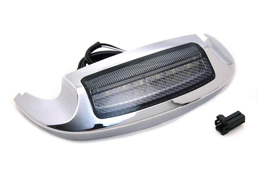 Wyatt Gatling Smoke Lens Front Fender Tip with LED for Harley Davidson FLT (2000-2009) by Wyatt Gatling