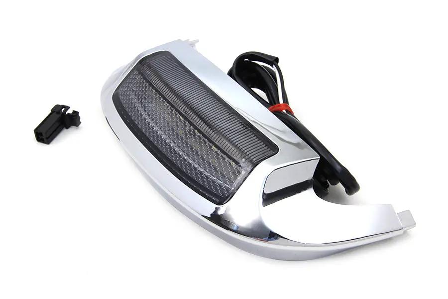 Wyatt Gatling Smoke Lens Front Fender Tip with LED for Harley Davidson FLT (2000-2009) by Wyatt Gatling